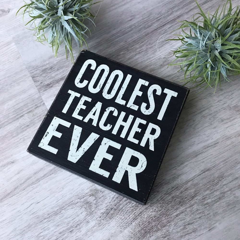 Teacher appreciation 🍎 Wall/Desk art